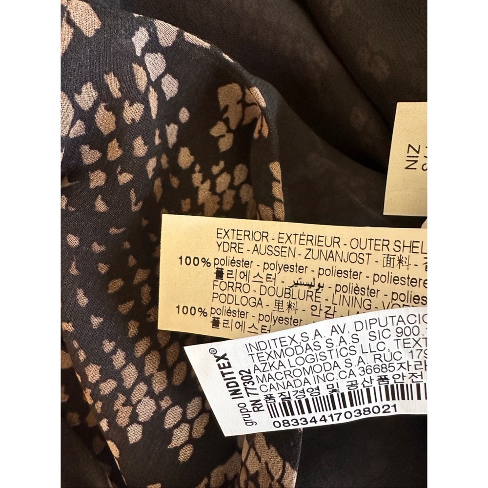 Zara Snake Print Strappy Flowy Tank Top, NWT, S - Picture 11 of 13